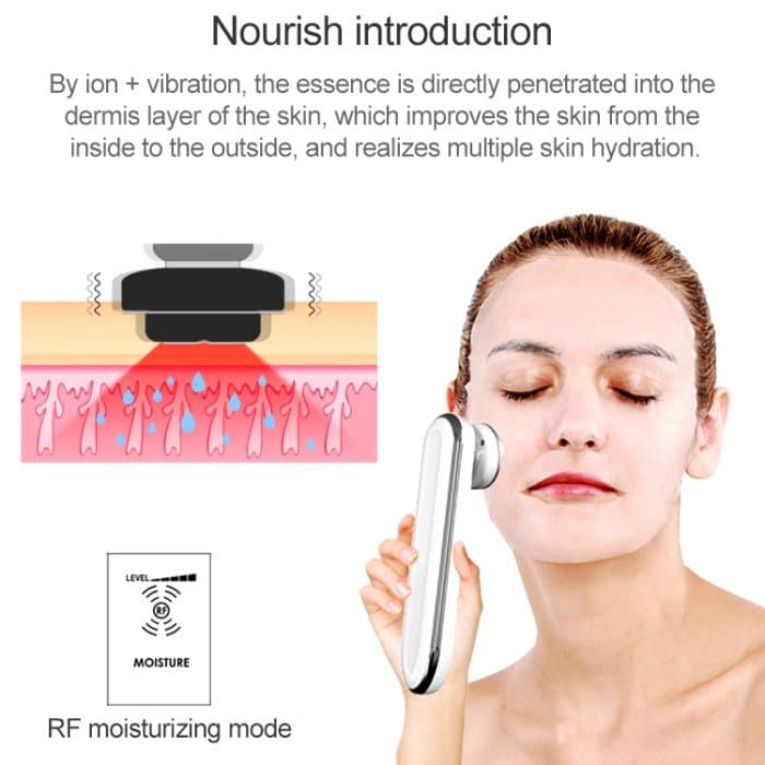 BLK-D919 RF-Instrument, Gesichtsvibration, kompaktes Lifting-Massagegerät, Mikrostrom-Schönheitsinstrument – Bild 8