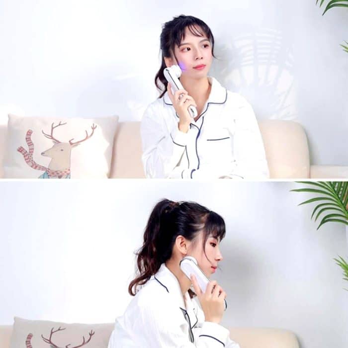 BLK-D919 RF-Instrument, Gesichtsvibration, kompaktes Lifting-Massagegerät, Mikrostrom-Schönheitsinstrument – Bild 11