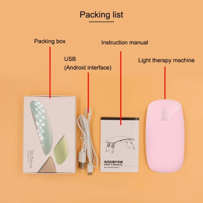 SUN mini 2 6W UV + LED USB Nagellampe Fingernagel Gel Härtungstrockner – Bild 9