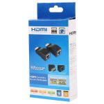 HDMI-zu-RJ45-Extender-Adapter (Empfänger und Sender) über Cat-5e/6-Kabel, unterstützt HDCP, Übertragungsentfernung: 30 m, Single RJ45 Black – Bild 5