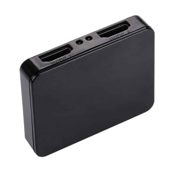 4K HDMI Splitter Full HD 1080p Video HDMI Switch Switcher 1x2 Split Out Verstärker Dual Display für HDTV DVD PS3 Xbox, 4K HDMI (Black), 4K HDMI (White) – Bild 4