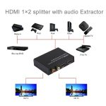 HDMI 1x2 Splitter mit Audio-Extraktor, Unterstützung 5.1CH / 2CH, 4Kx2K, 3D – Bild 7