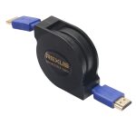 1,8 m HDMI 1.4 (1080P) vergoldete Anschlüsse HDMI-Stecker auf HDMI-Stecker, einziehbares Flachkabel, Length: 1.8m – Bild 2