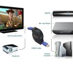 1,8 m HDMI 1.4 (1080P) vergoldete Anschlüsse HDMI-Stecker auf HDMI-Stecker, einziehbares Flachkabel, Length: 1.8m – Bild 6