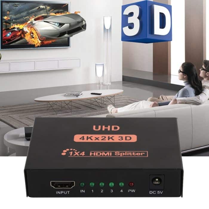 CY10 UHD 4K x 2K 3D 1 x 4 HDMI-Splitter, CY10 – Bild 17