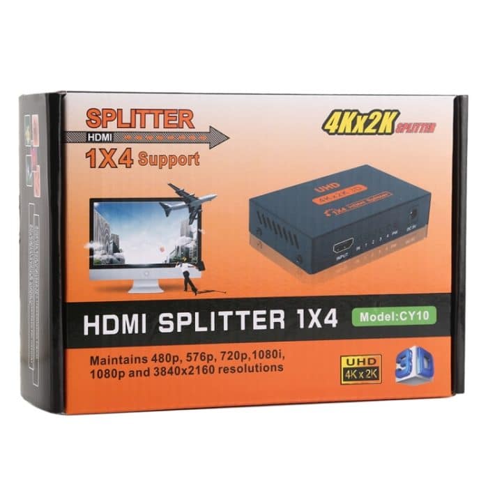 CY10 UHD 4K x 2K 3D 1 x 4 HDMI-Splitter, CY10 – Bild 5