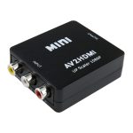 HOWEI HW-2105 Mini AV CVBS/L+R Audio zu HDMI Konverter Adapter, unterstützt Scaler 1080P, HW-2105 AV to HDMI