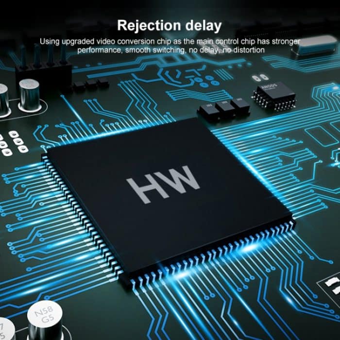HOWEI HW-2105 Mini AV CVBS/L+R Audio zu HDMI Konverter Adapter, unterstützt Scaler 1080P, HW-2105 AV to HDMI – Bild 9