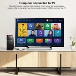 HOWEI HW-2107 HD 1080P Mini VGA zu HDMI Scaler Box Audio Video Digital Konverter – Bild 11