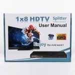 1 x 8 Full HD 1080P HDMI-Splitter mit Schalter, Unterstützung 3D & 4K x 2K – Bild 4