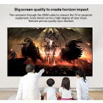 5 m HDMI 1.4 Version 1080P Gewebte Netzlinie Blau Schwarzer Kopf HDMI-Stecker auf HDMI-Stecker Audio-Video-Anschlussadapterkabel – Bild 6