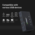AIMOS AM-KM404K USB2.0 4 In 4 Out Umschalter – Bild 7