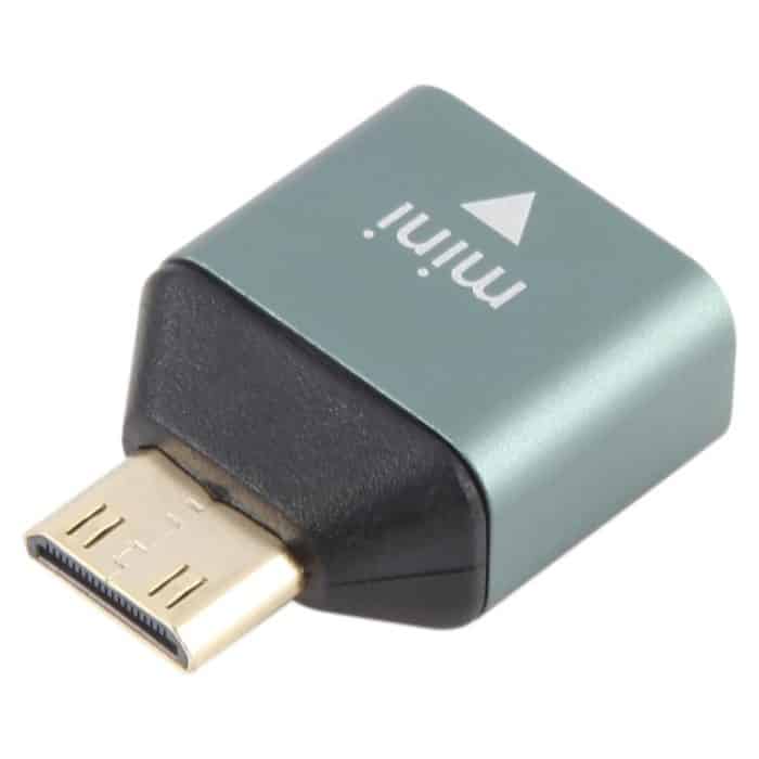 Adapter mit vergoldetem Kopf, Mini-HDMI-Stecker auf HDMI-Buchse – Bild 2