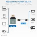 Mini-HDMI-Stecker zu HDMI-weiblicher Gold-plattierter Kopfadapter – Bild 5