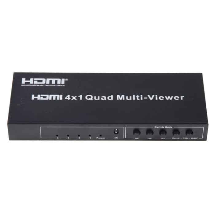 HDMI0229.jpg 4-in-1-HDMI-Quad-Multiviewer mit nahtlosem Umschalter, EU-Stecker, 4 x 1, EU Plug, 4 x 1, AU Plug, 4 x 1, UK Plug, 4 x 1, US Plug – Bild 1