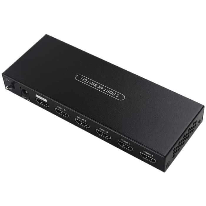 HDMI0234B.jpg Measy SWH4651 4K 60Hz 5 In 1 Out HDMI Konverter Switcher, Steckertyp: EU-Stecker, EU Plug – Bild 1