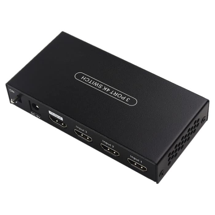 HDMI0237B.jpg Measy SWH4631 4K 60Hz 3 In 1 Out HDMI Konverter Switcher, Steckertyp: EU-Stecker, EU Plug – Bild 1