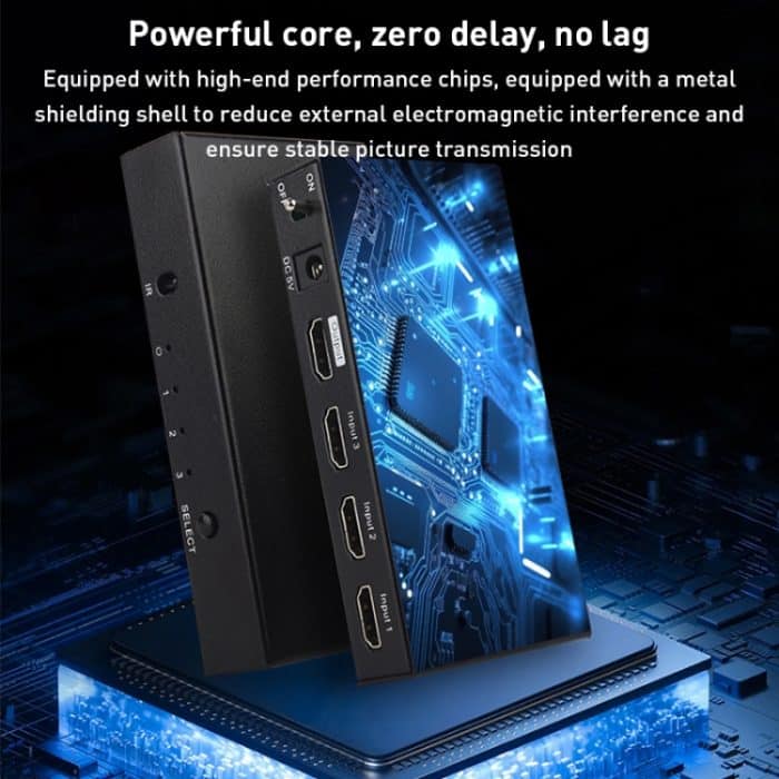 Measy SWH4631 4K 60Hz 3 In 1 Out HDMI Konverter Switcher, Steckertyp: EU-Stecker, EU Plug – Bild 5