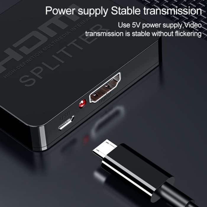 1x2 Mini-HDMI-Verstärker-Splitter, unterstützt 3D und 4K x 2K – Bild 8