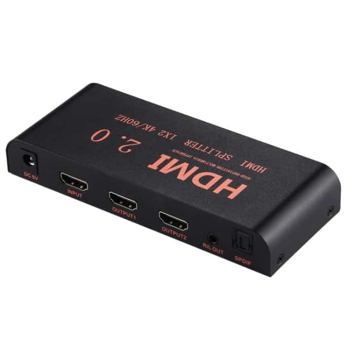 CY-041 1X2 HDMI 2.0 4K / 60Hz Splitter, EU-Stecker – Bild 3