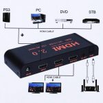 CY-041 1X2 HDMI 2.0 4K / 60Hz Splitter, EU-Stecker – Bild 9