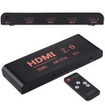 3X1 4K / 60Hz HDMI 2.0-Schalter mit Fernbedienung, EU-Stecker