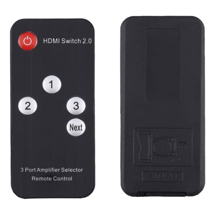 3X1 4K / 60Hz HDMI 2.0-Schalter mit Fernbedienung, EU-Stecker – Bild 7