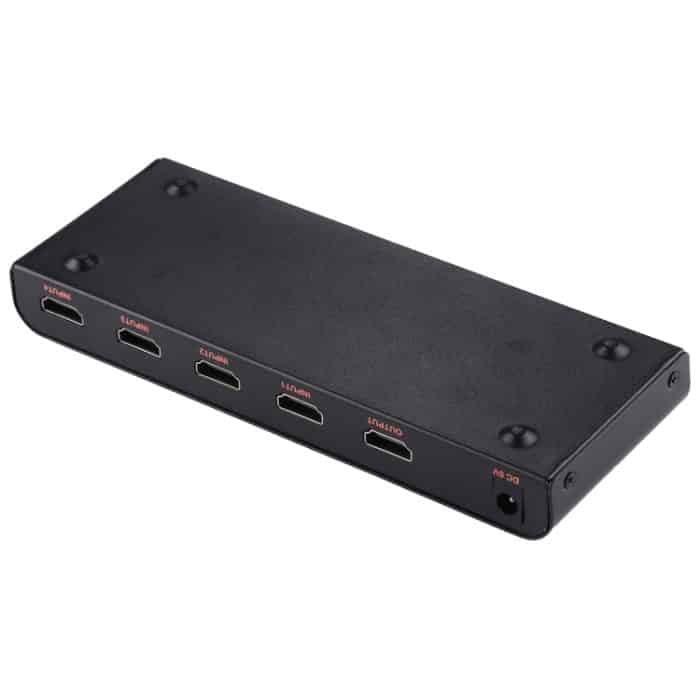 4X1 4K / 60Hz HDMI 2.0 Switch mit Fernbedienung, EU-Stecker – Bild 4