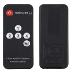 4X1 4K / 60Hz HDMI 2.0 Switch mit Fernbedienung, EU-Stecker – Bild 7