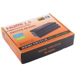 4X1 4K / 60Hz HDMI 2.0 Switch mit Fernbedienung, EU-Stecker – Bild 9