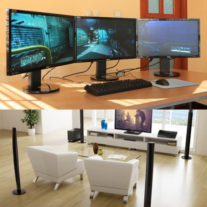 50 cm HDMI-Buchse + HDMI-Stecker auf USB 2.0-Stecker Adapterkabel – Bild 5