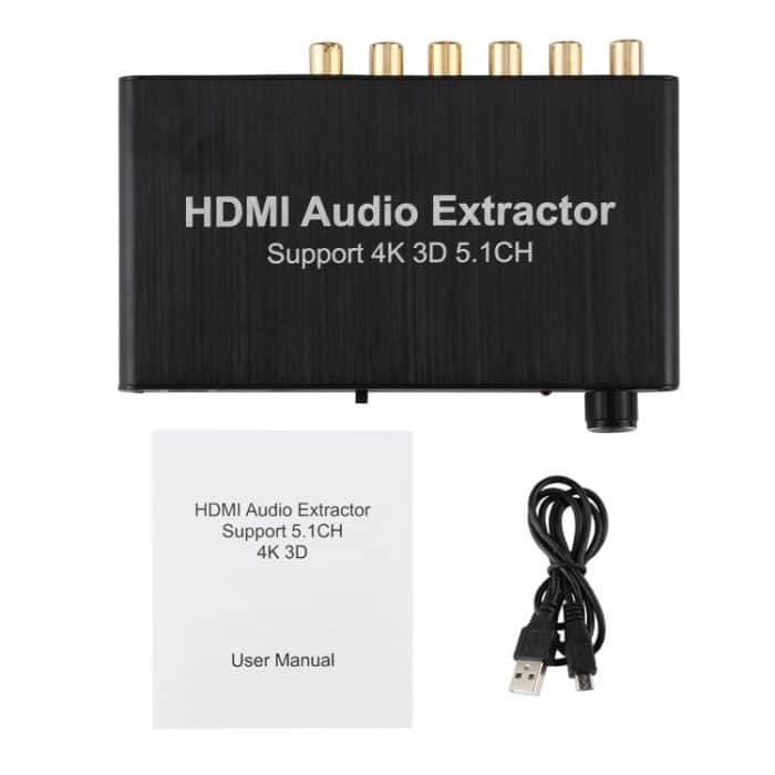 4K 3D HDMI 5.1CH Audio Decoder Extractor – Bild 5