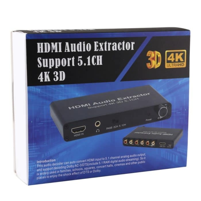 4K 3D HDMI 5.1CH Audio Decoder Extractor – Bild 6