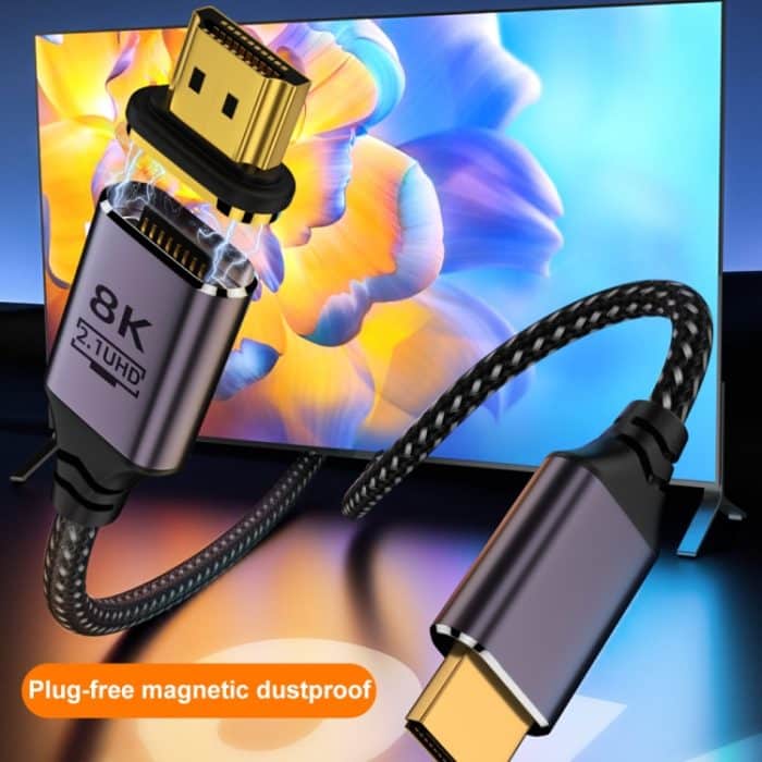 MG-HDM HDTV-zu-HDTV-Magnetadapterkabel, Länge: 1 m – Bild 3