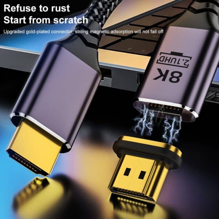 MG-HDM HDTV-zu-HDTV-Magnetadapterkabel, Länge: 1 m – Bild 5