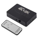 4K 3-Port-HDMI-Switch mit Fernbedienung