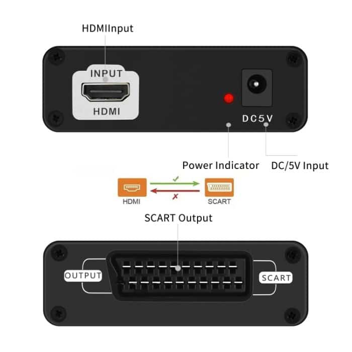 NEWKENG C8 HDMI zu SCART Video Converter – Bild 4