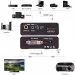NEWKENG X5 HDMI zu DVI mit Audio 3,5 mm Koaxialausgang Videokonverter – Bild 7