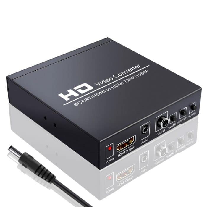 HDMI5412.jpg NEWKENG NK-8S SCART + HDMI zu HDMI 720P / 1080P HD-Videokonverter Adapter Scaler Box – Bild 1