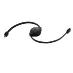 1 m HDMI-Stecker auf HDMI-Stecker Einziehbares Video-Audio-Anschlussadapterkabel mit Mini-HDMI- und Micro-HDMI-Adaptern für HDTV-Monitor & Projektor & PC & Kameras & Tablets & Smartphones – Bild 3