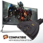 3 in 1 HDMI-Eingang 4K x 2K HDTV Pigtail Switch Adapter HDMI Splitter – Bild 7