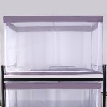 Studentenwohnheim, quadratische Decke, Reißverschluss, Moskitonetz, Verschlüsselungsreißverschluss, dreitürige Verteidigungsmücke für den oberen Schlafplatz, Upper Berth(Grey), Upper Berth(Blue), Upper Berth(White)