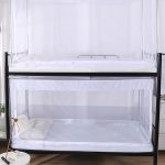 Studentenwohnheim, quadratische Decke, Reißverschluss, Moskitonetz, Verschlüsselungsreißverschluss, Einzeltür, Verteidigungsmücke für den unteren Schlafplatz, Lower Berth (White), Lower Berth (Grey), Lower Berth (Blue) – Bild 2