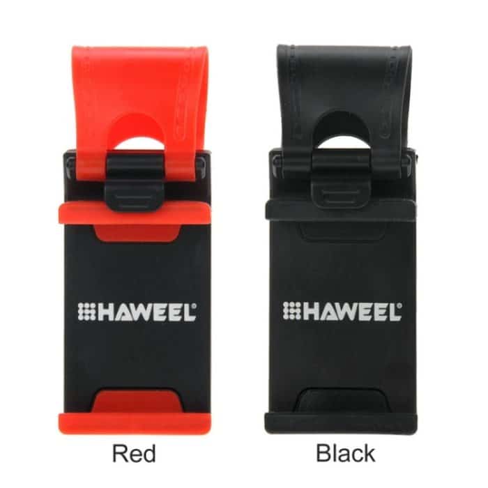 HAWEEL Universal Auto-Lenkrad-Handyhalterung, HK Stock Black, AE Stock Black, AE Stock Red, Phone Mount Holder, CN Stock Red, US Stock Black, US Stock Red, UK Stock Black, UK Stock Red – Bild 13