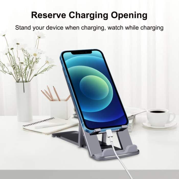 HAWEEL Verstellbarer, anheb- und zusammenklappbarer Tischhalter für Live-Übertragungen aus Aluminiumlegierung, Aluminum Alloy – Bild 5