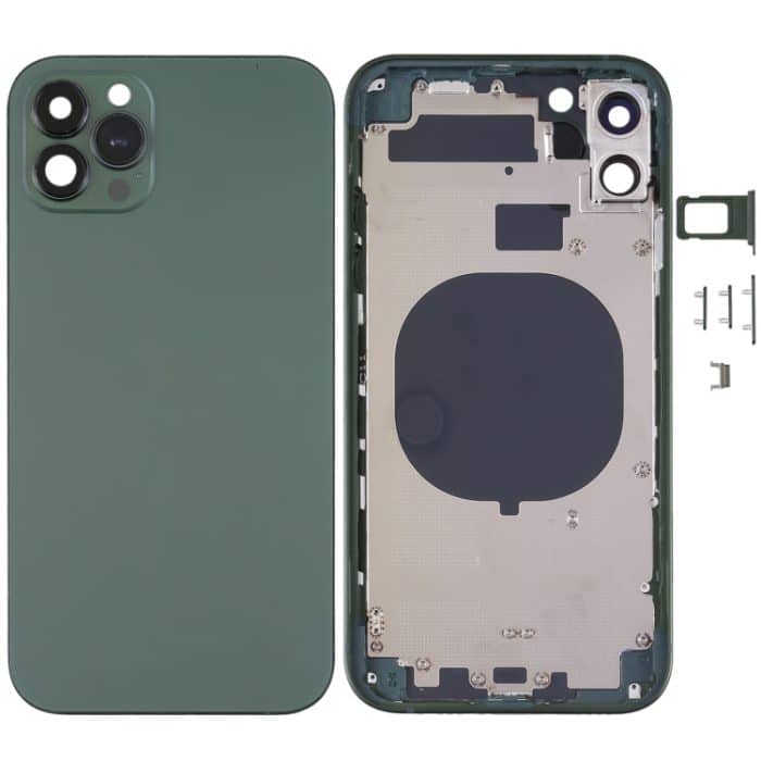 Gehäuseabdeckung mit mattiertem Rahmen und optischer Nachahmung des iP13 Pro für iPhone 11, for iPhone 11(Frosted Frame,Green) – Bild 1