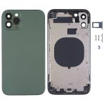 Rückseite des Gehäuses mit galvanisiertem Rahmen und optischer Nachahmung des iP13 Pro für das iPhone 11, for iPhone 11(Electroplated Frame,Green)