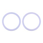 2 Stück Rückfahrkamera-Glaslinse, Metallschutzring für iPhone 12, For iPhone 12