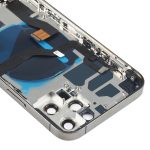 Baugruppe der hinteren Batterieabdeckung (mit Seitentasten und Lautsprecher-Klingelton und Motor sowie Kameraobjektiv und Kartenfach sowie Ein-/Aus-Taste + Lautstärketaste + Ladeanschluss und kabellosem Lademodul) für iPhone 12 Pro... – Bild 5