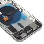 Baugruppe der hinteren Batterieabdeckung (mit Seitentasten und Lautsprecher-Klingelton und Motor sowie Kameraobjektiv und Kartenfach sowie Ein-/Aus-Taste + Lautstärketaste + Ladeanschluss und kabellosem Lademodul) für iPhone 12 Pro... – Bild 6